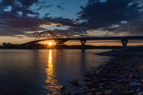 Champlain Bridge at Sunrise